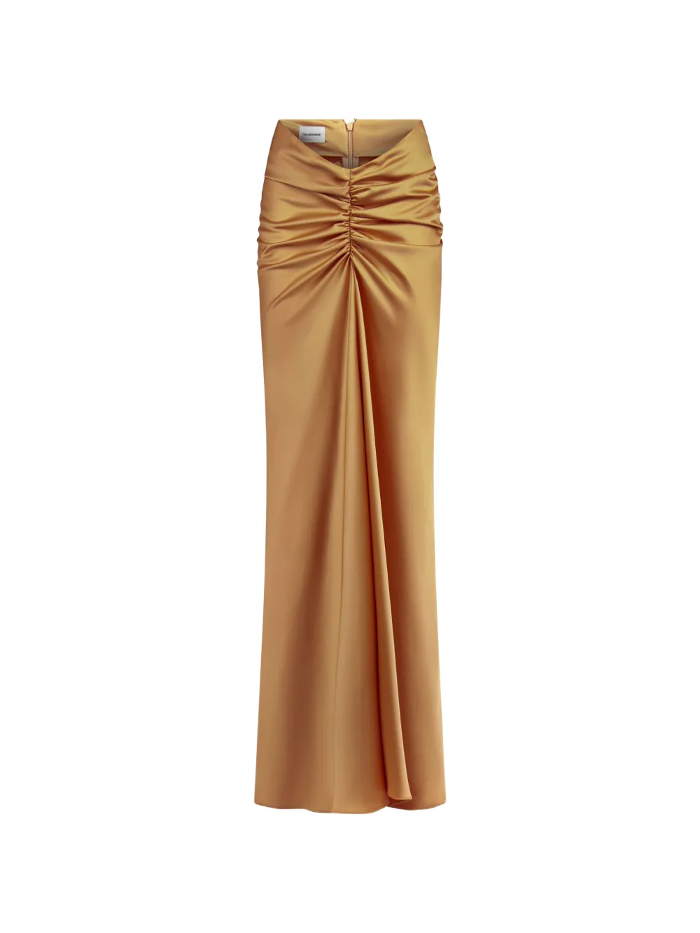 THE ANDAMANE Iris gathered draped maxi skirt - Oro