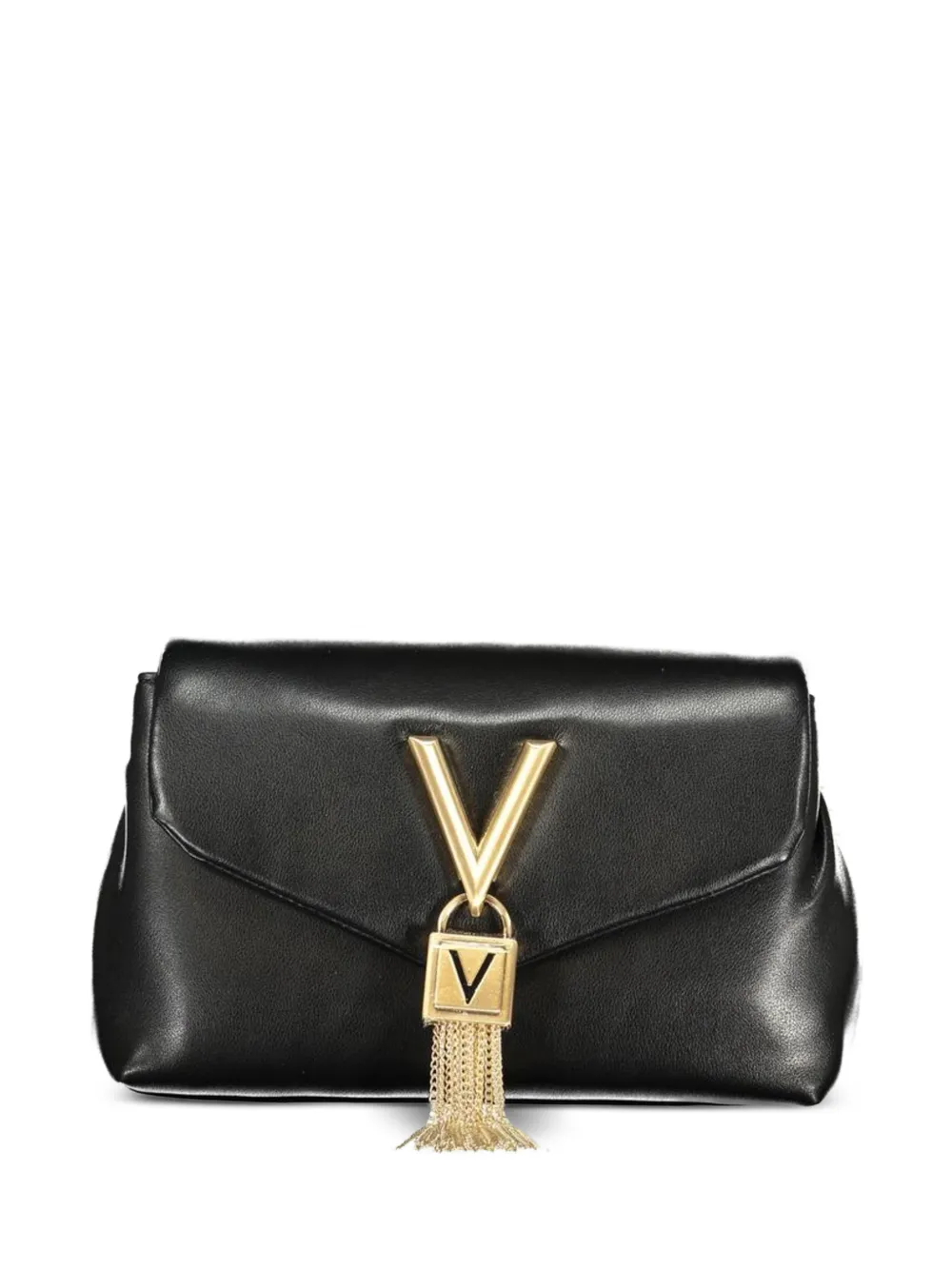 MARIO VALENTINO V-logo tassel-detail shoulder bag - Nero