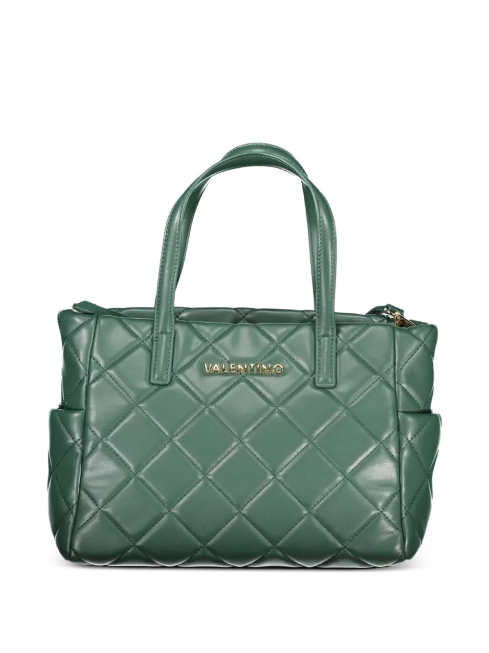 MARIO VALENTINO Ocarina quilted tote bag - Verde