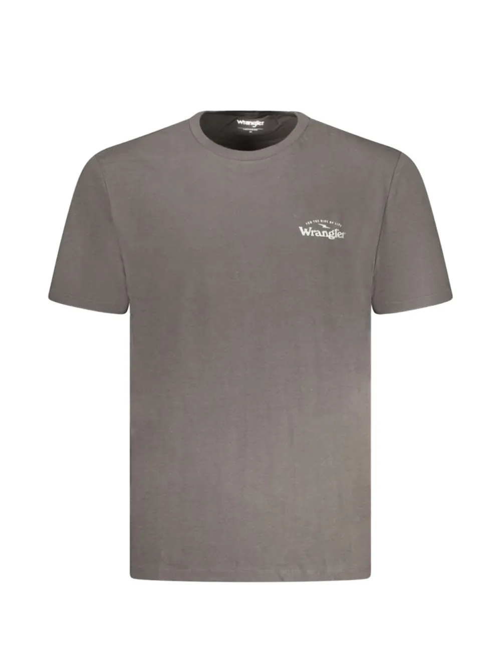 Wrangler logo-print cotton T-shirt - Grigio