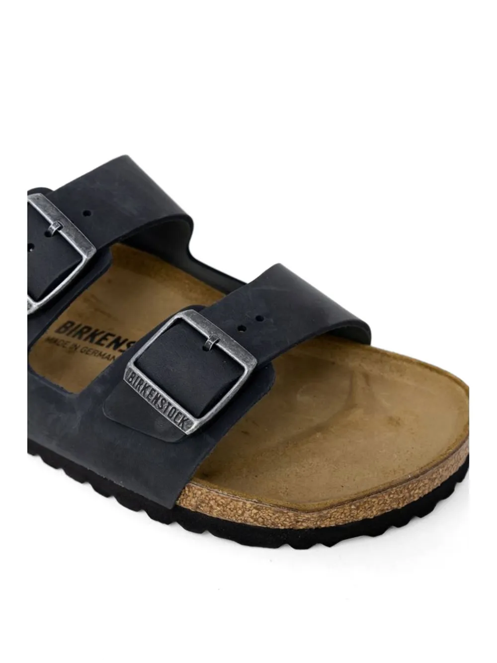 Birkenstock Arizona suede sandals Zwart