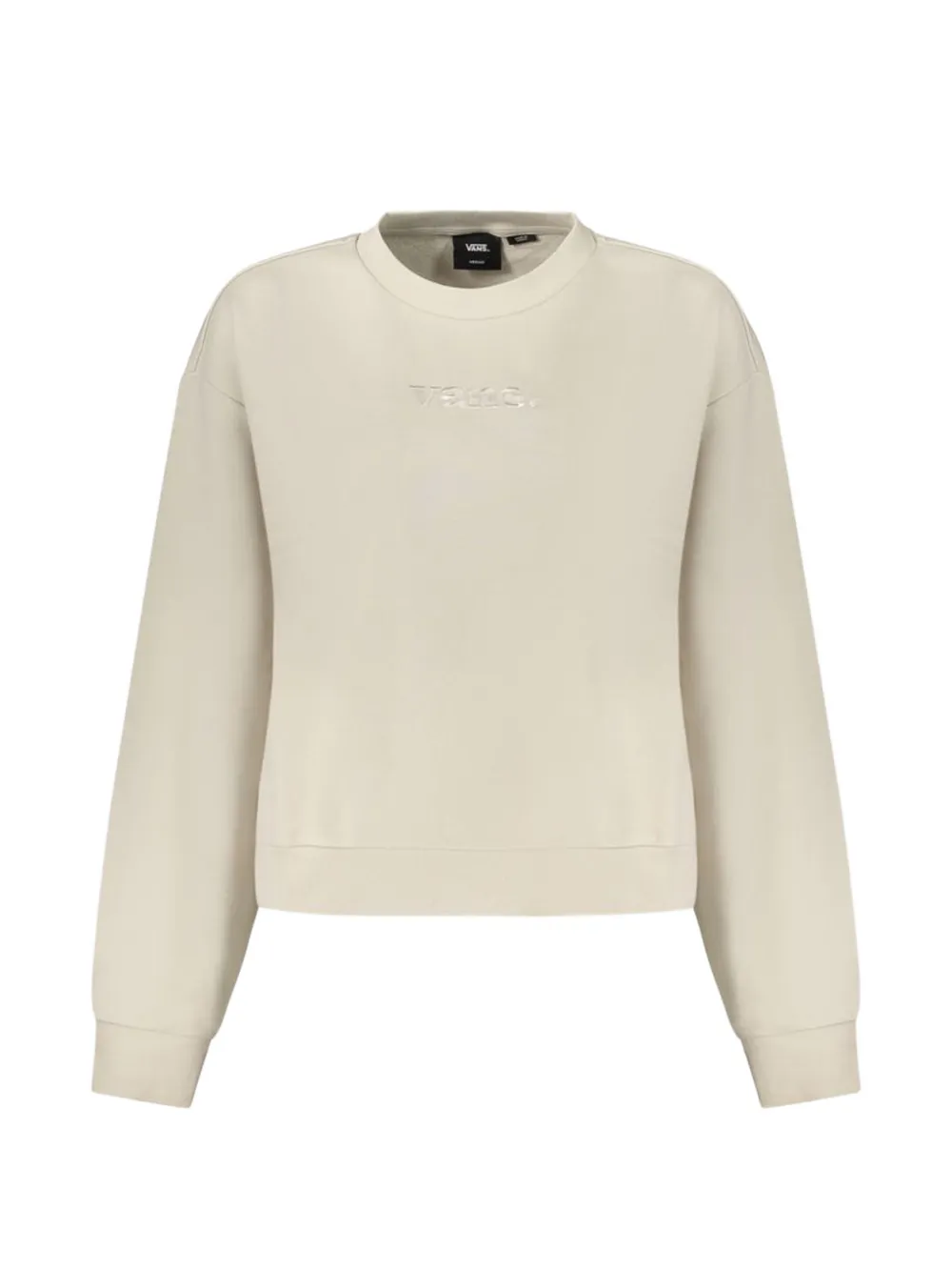 Vans logo-embroidered crew-neck sweater - Toni neutri