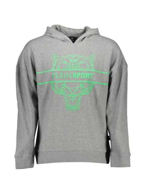 Plein Sport tiger-head print hoodie