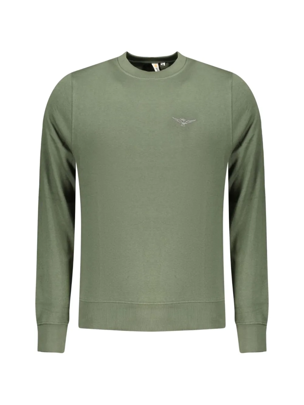 Aeronautica Militare embroidered-logo cotton sweater - Grün