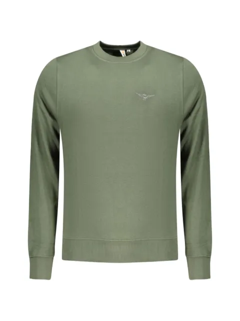 Aeronautica Militare embroidered-logo cotton sweater