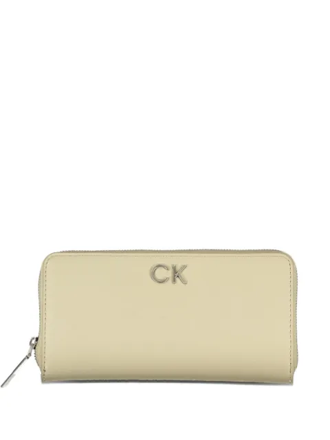 Calvin Klein logo-plaque zip-around wallet