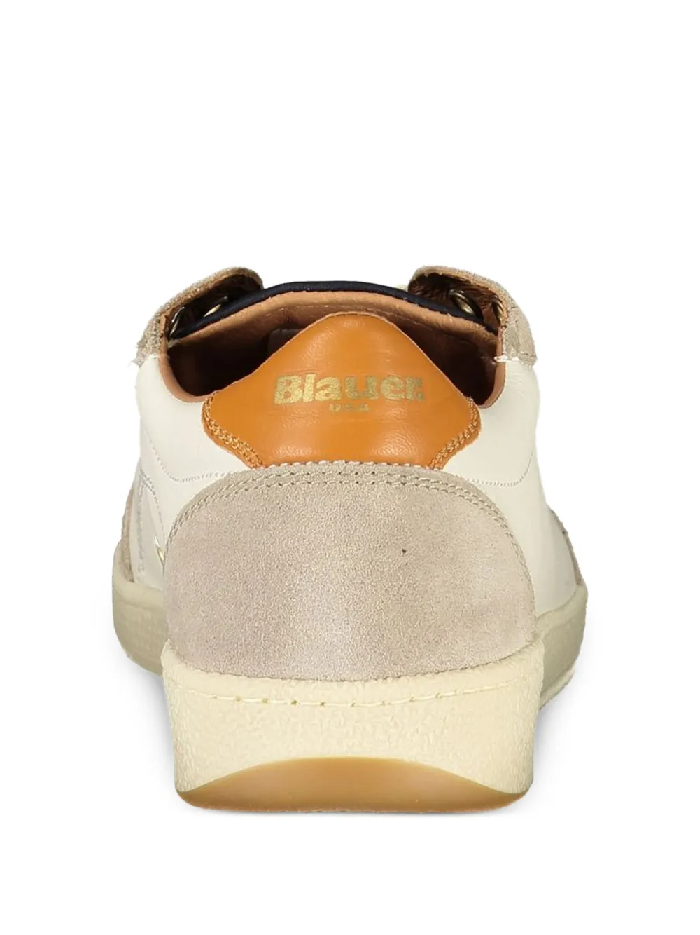 Blauer colour-block lace-up sneakers Beige