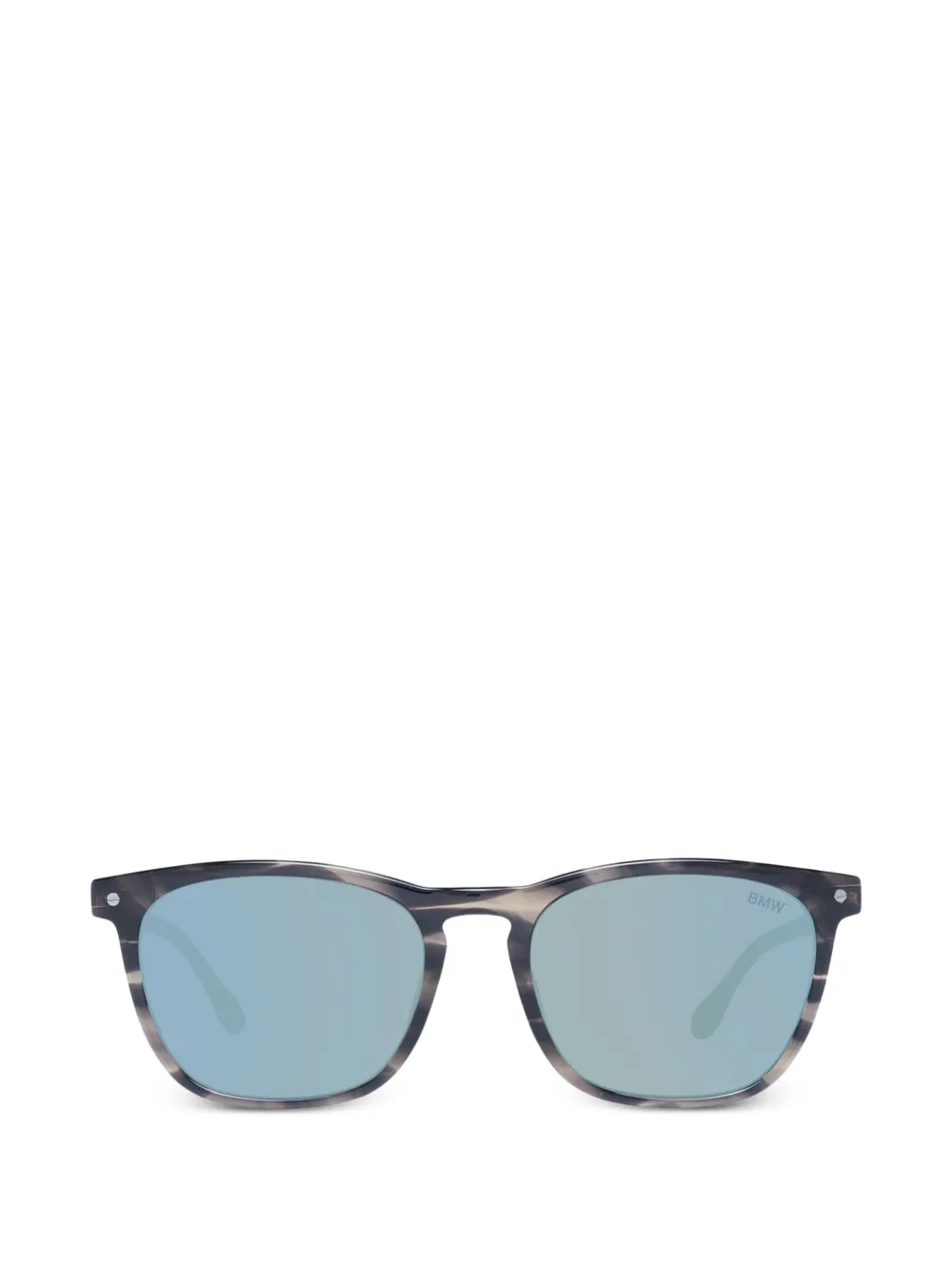 BMW Eyewear tortoise-shell square-frame sunglasses - Marrone