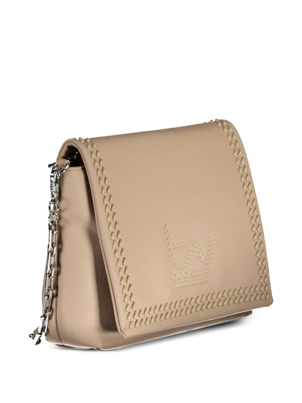 byblos Schoudertas verfraaid met logo Beige