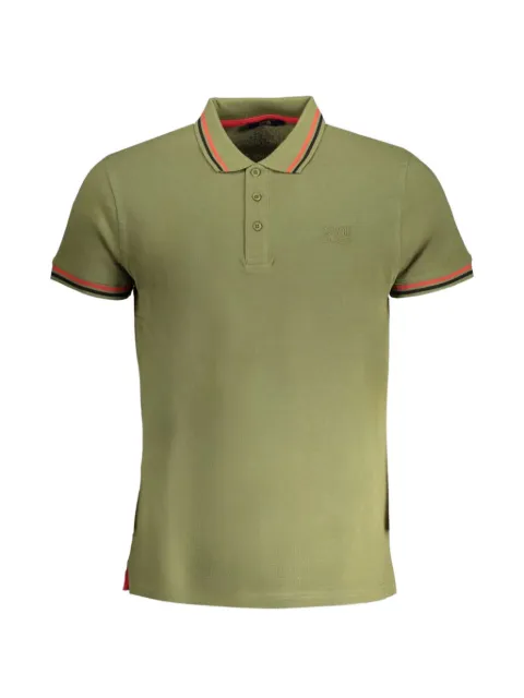 Cavalli Class logo-embroidered polo shirt