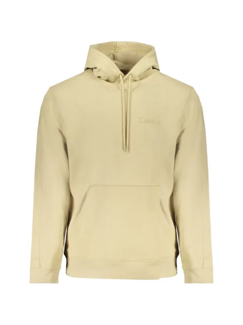 Calvin Klein logo-embroidered hoodie