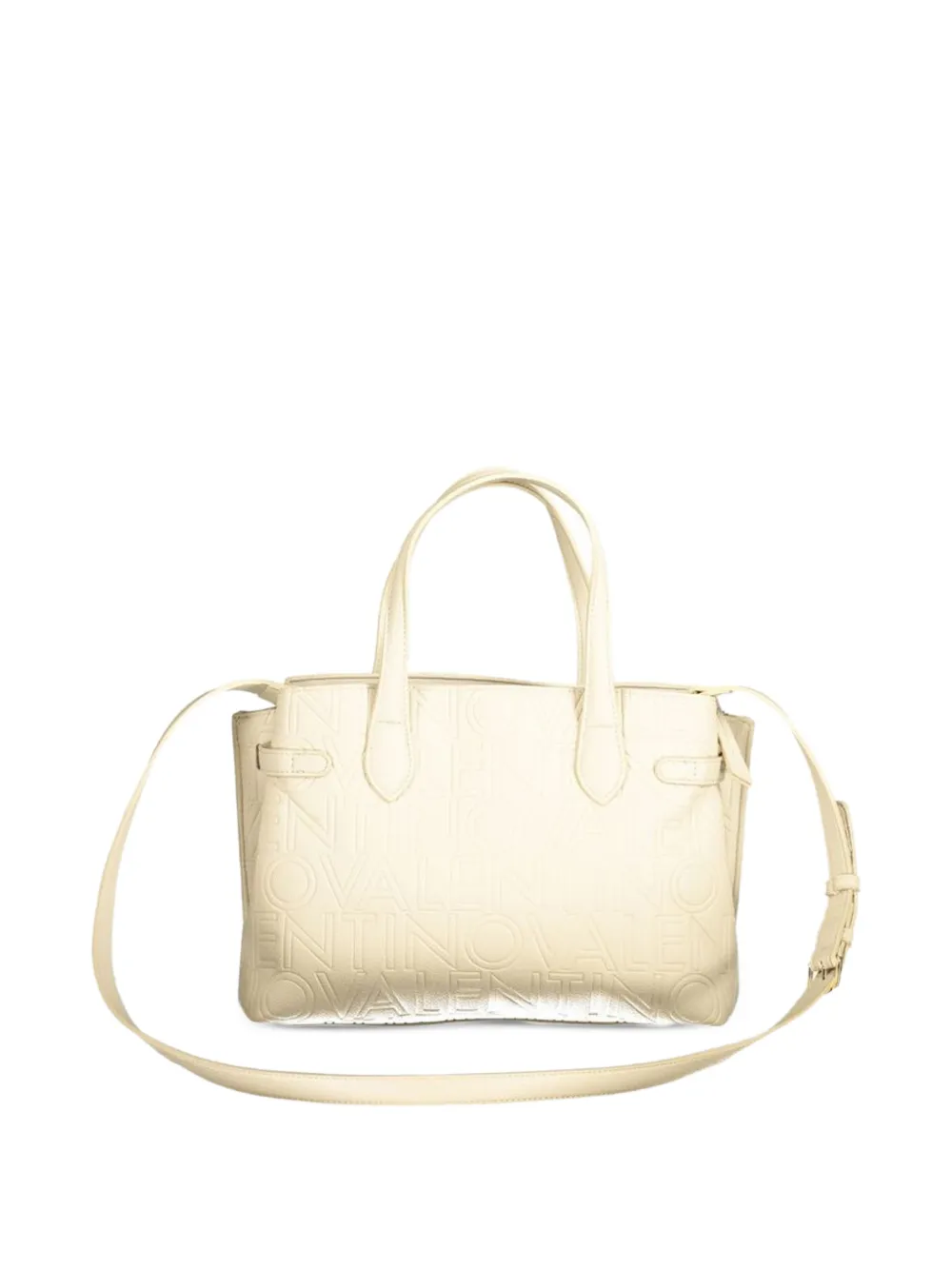 MARIO VALENTINO Shopper met logo-reliëf Beige