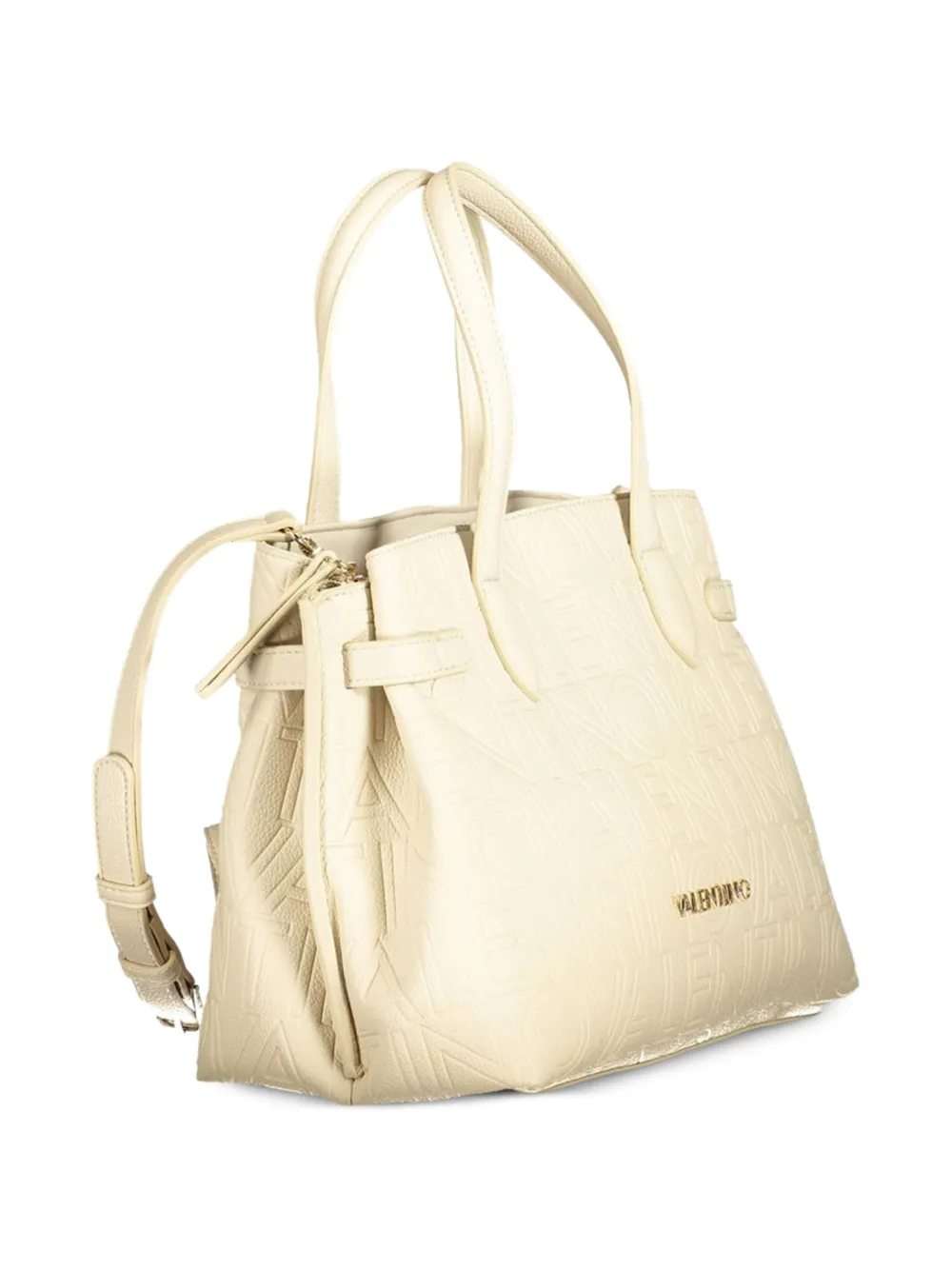 MARIO VALENTINO Shopper met logo-reliëf Beige