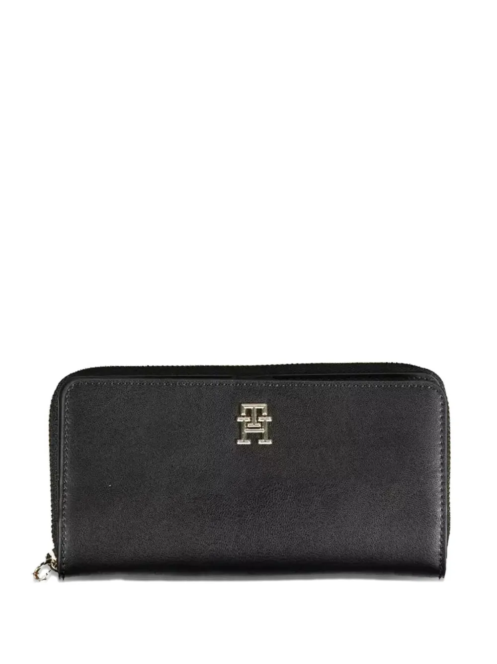 Tommy Hilfiger logo-plaque zip-around wallet - Nero