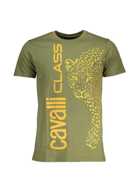 Cavalli Class leopard-print T-shirt