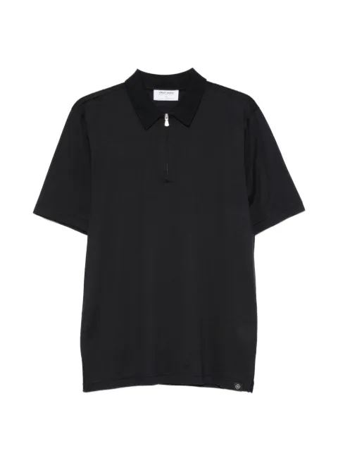 Gran Sasso zip-fastening short-sleeve polo shirt