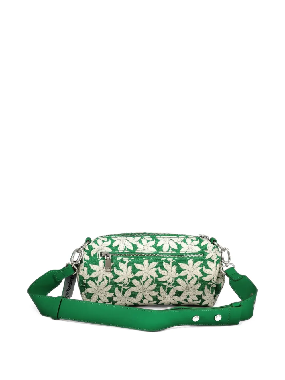 Desigual Schoudertas met bloemenprint Groen