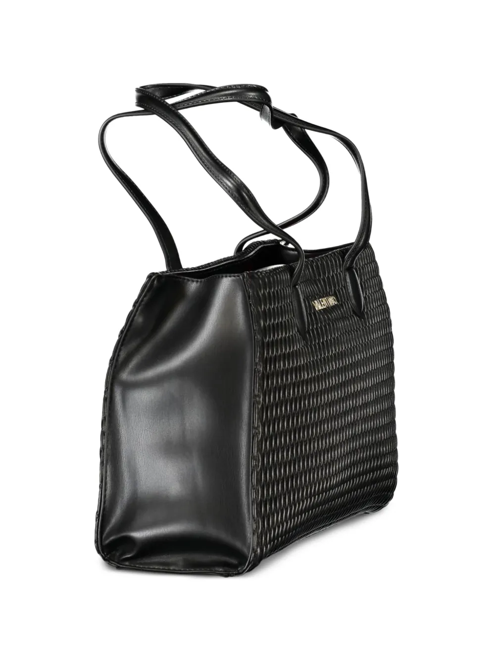 MARIO VALENTINO Gewatteerde shopper Zwart