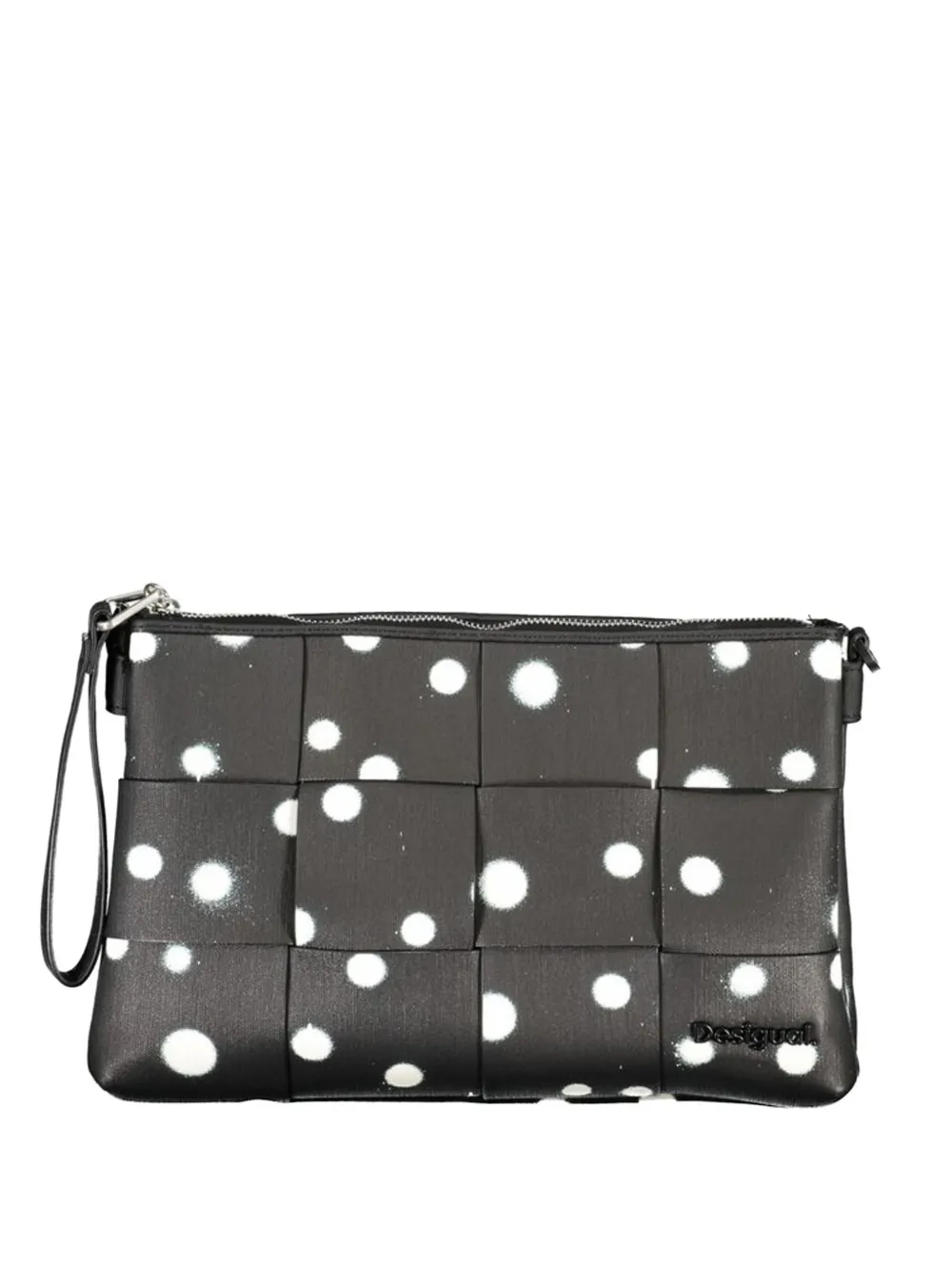 Desigual polka-dot clutch bag - Nero