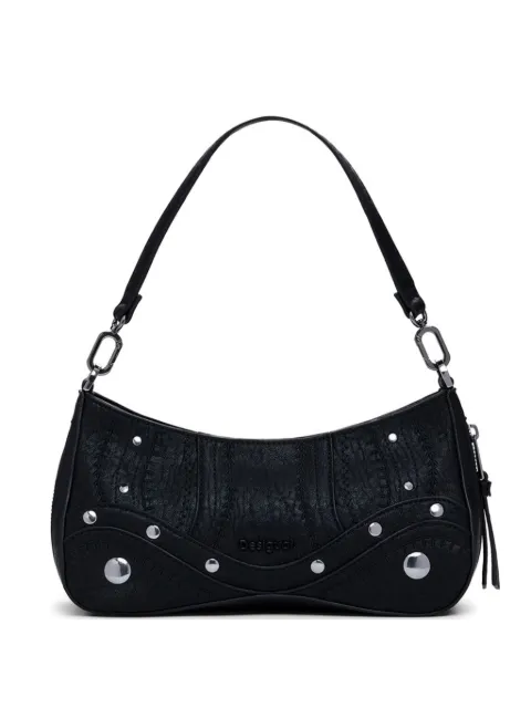 Desigual stud-embellished textured tote bag
