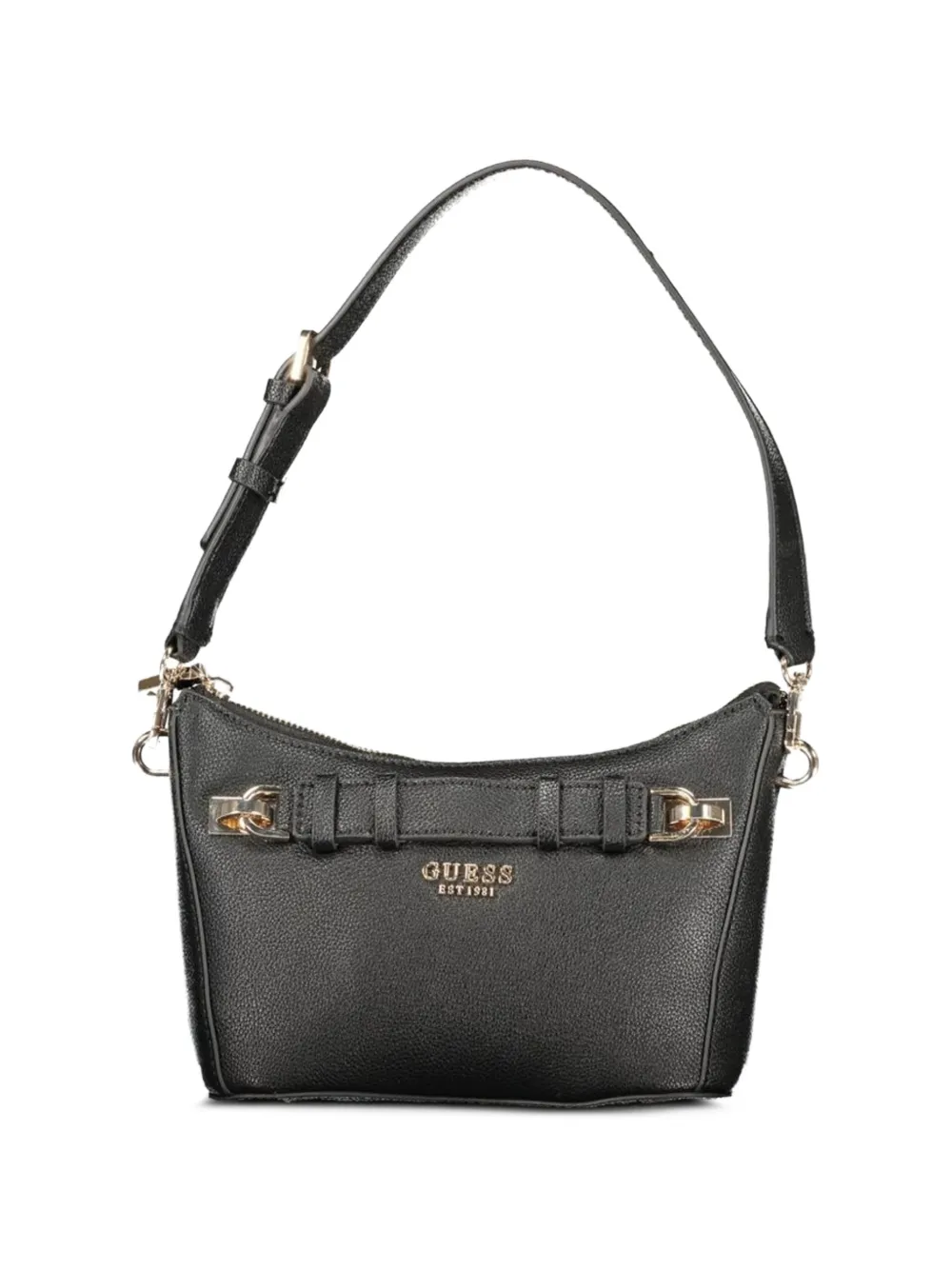 GUESS USA logo-lettering pebbled tote bag - Nero