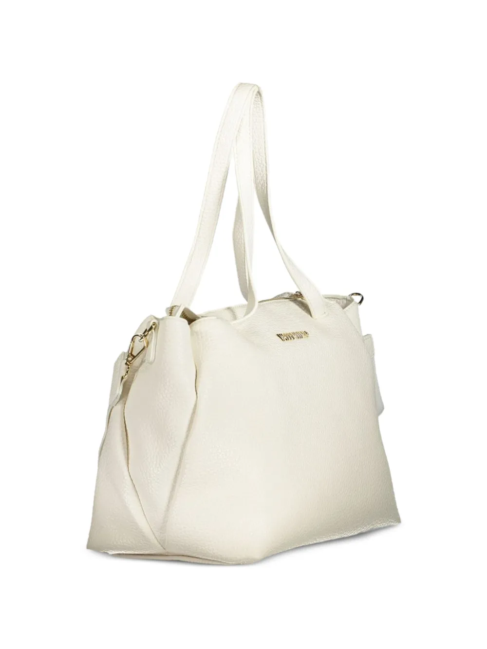 MARIO VALENTINO Leren shopper Beige