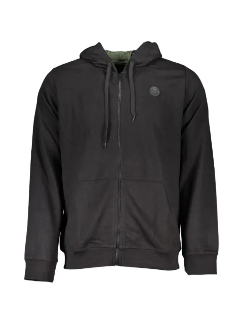 Gian Marco Venturi Vintage zip-up logo-patch hoodie