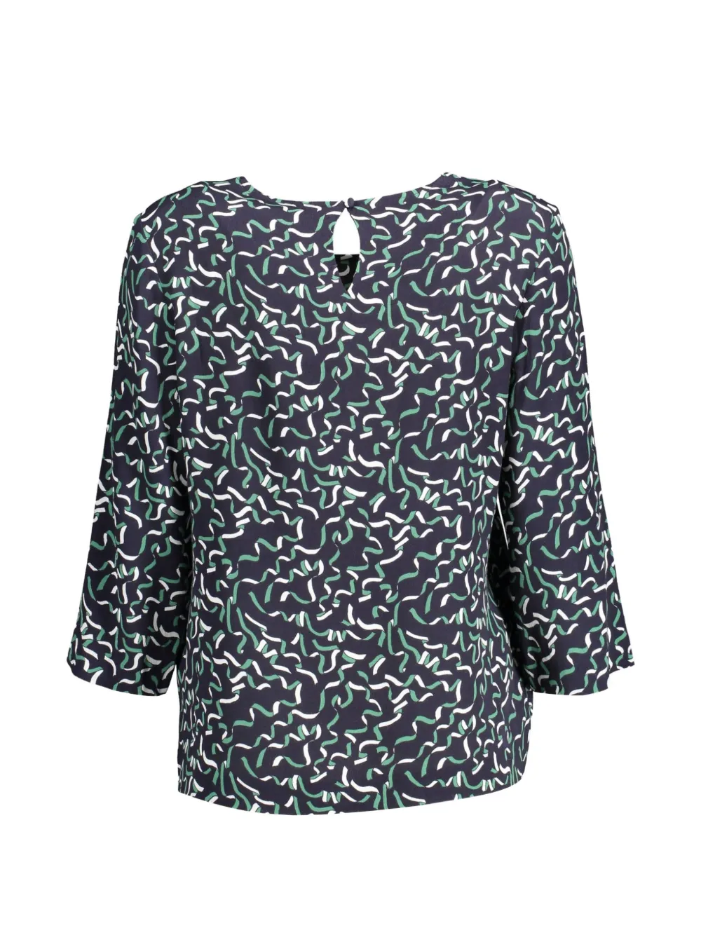 Gant Blouse met abstracte print Blauw