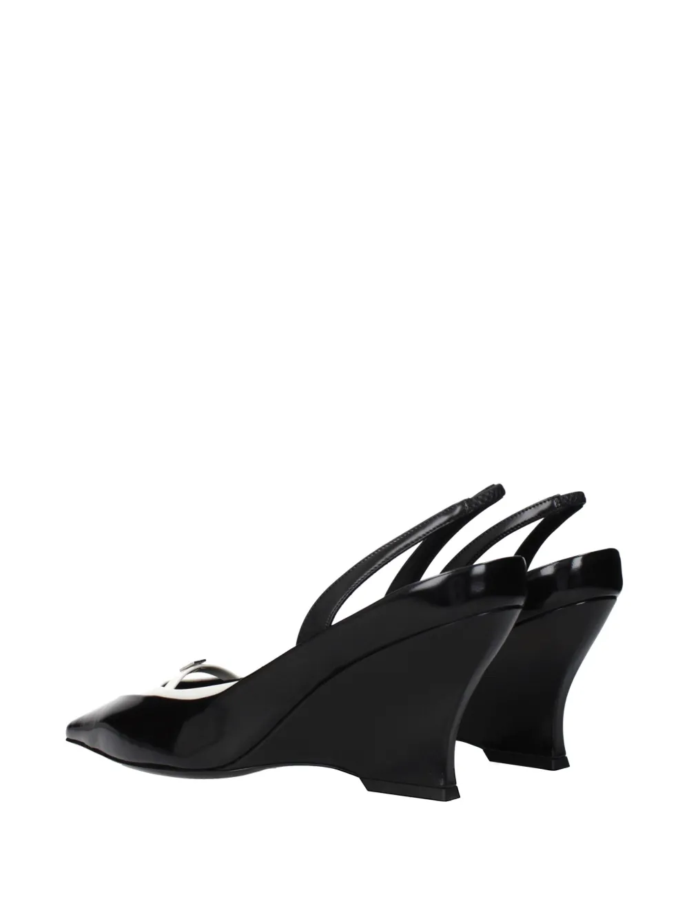 Givenchy 4G logo wedge sandals Zwart