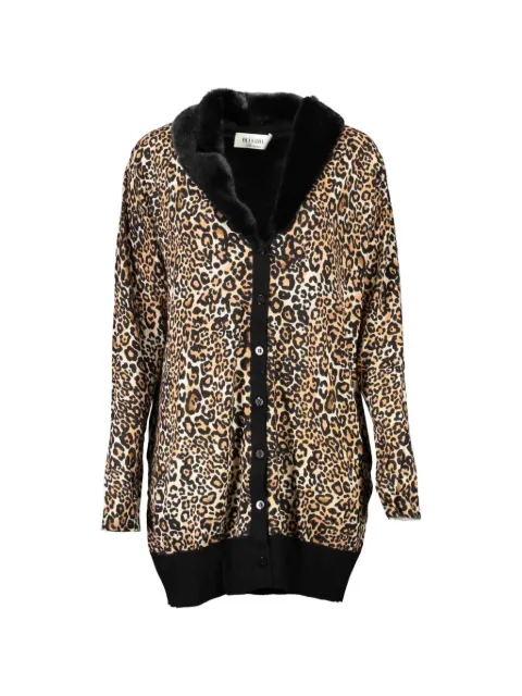Blugirl cárdigan con estampado de leopardo