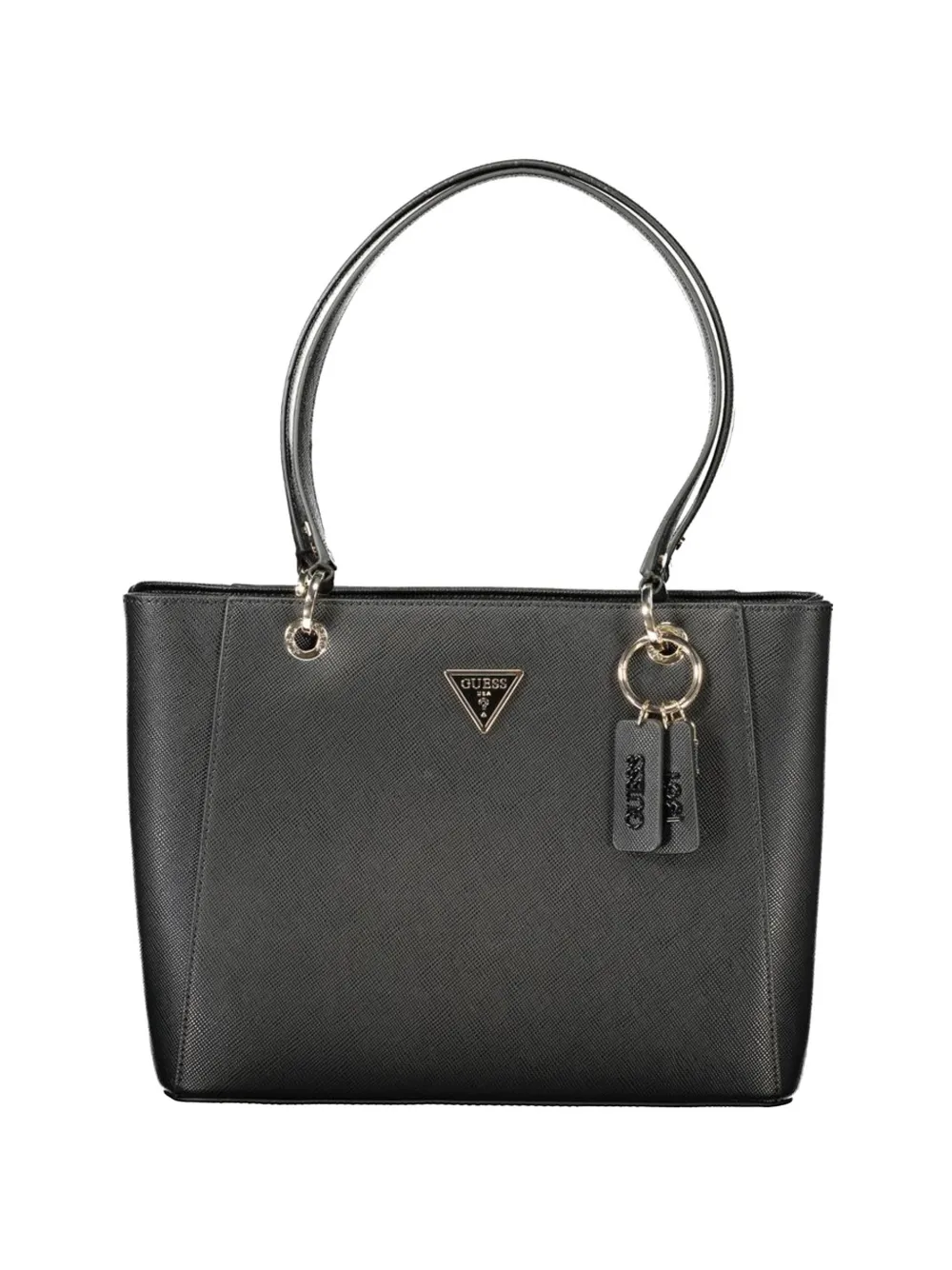 GUESS USA logo-plaque tote bag - Nero