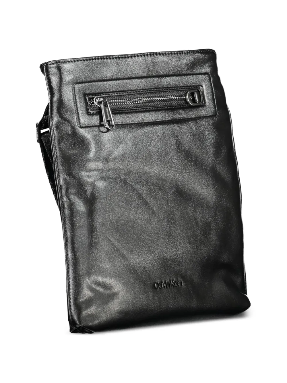 Calvin Klein Messengertas met logo-applicatie Zwart