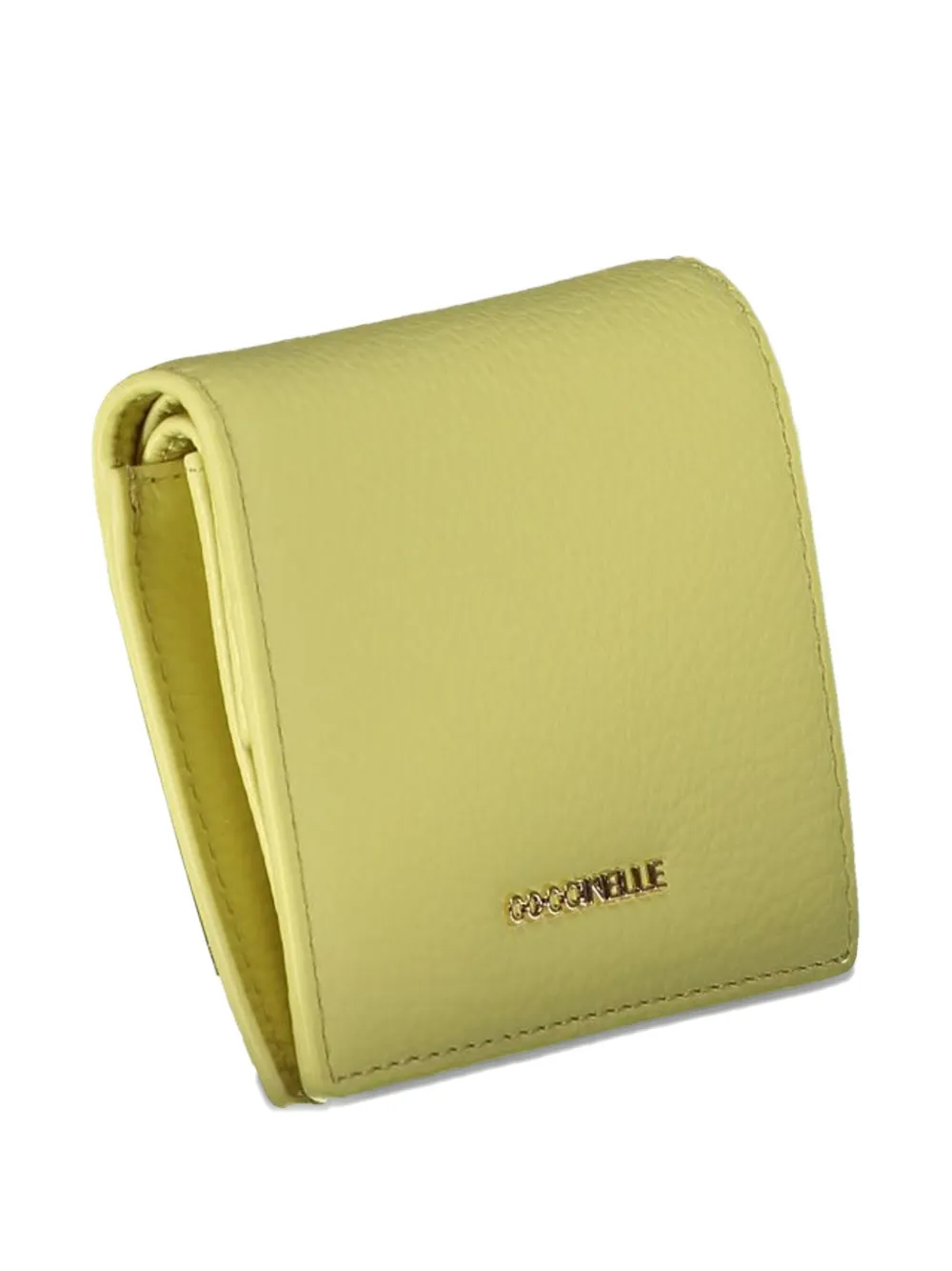 Coccinelle grained-leather wallet - Giallo