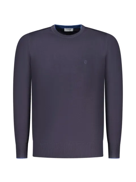 COVERI MOVING fine-knit cotton sweater