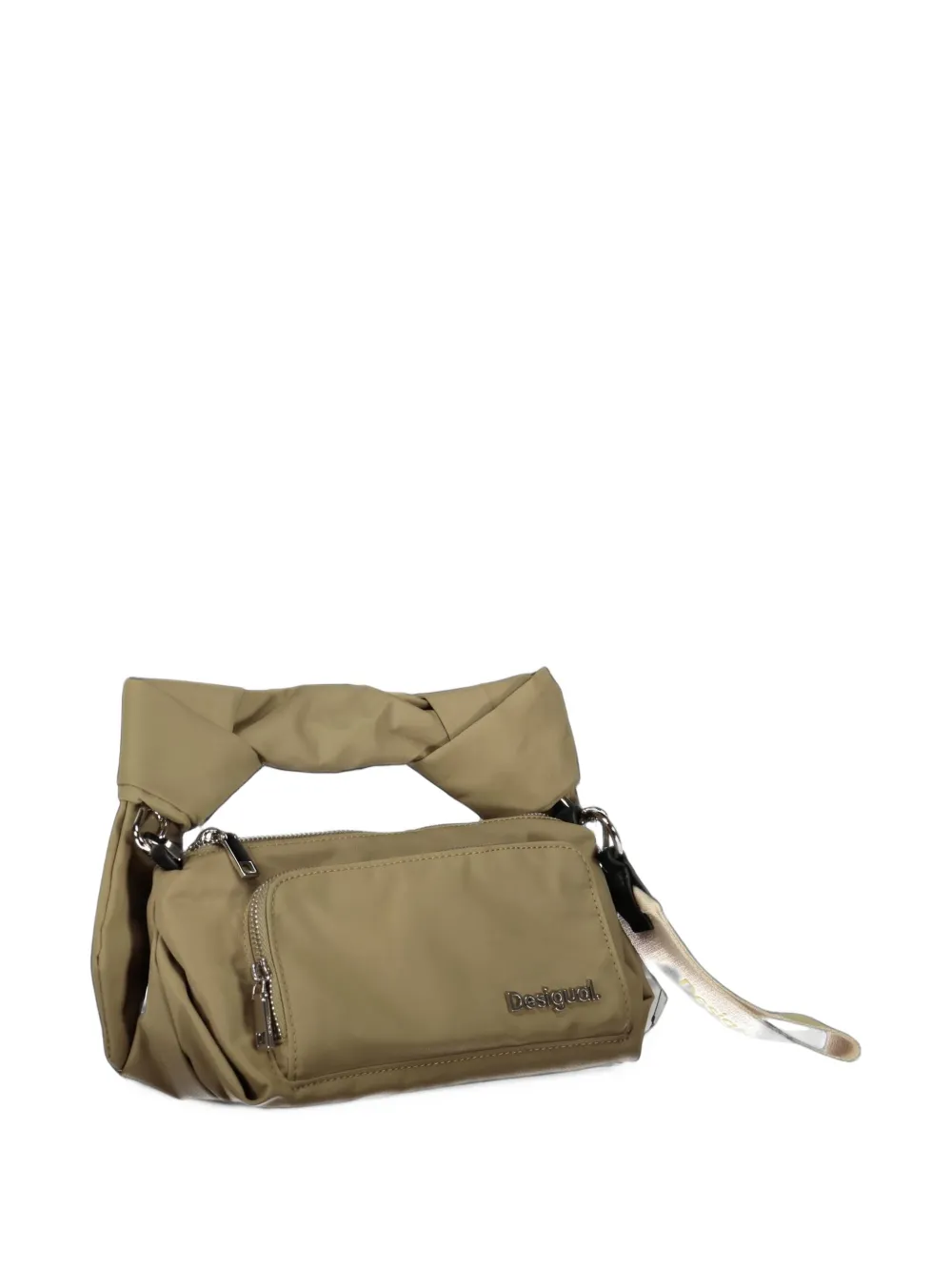 Desigual Gedraaide shopper met geknoopt detail Groen