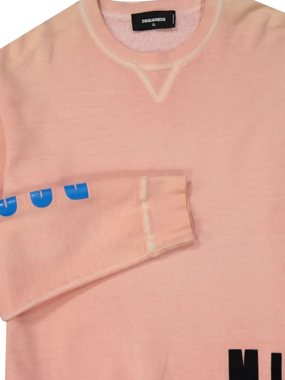 DSQUARED2 Sweater met logoprint Oranje