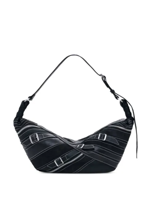 Desigual buckle-detail zip-embellished shoulder bag