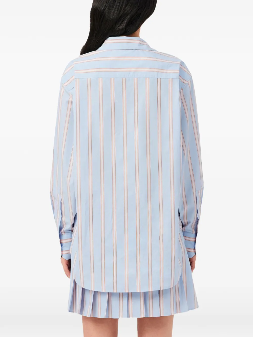  Lacoste Camicia Oversize - Blu 