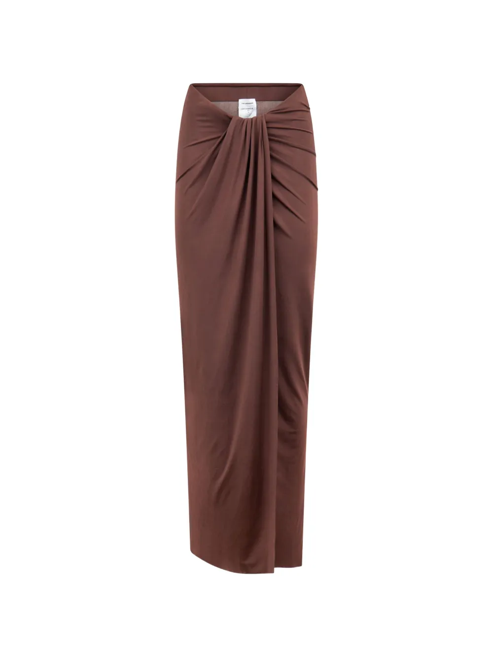 THE ANDAMANE Anja draped maxi skirt - Marrone