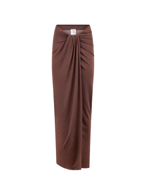 THE ANDAMANE Anja draped maxi skirt
