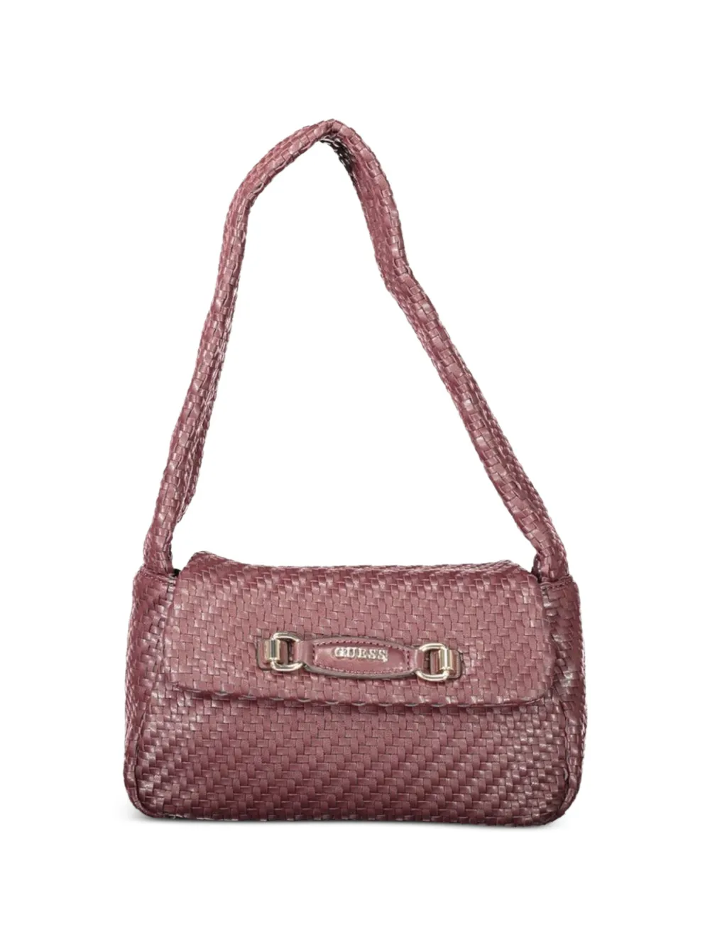 GUESS USA woven-design shoulder bag - Marrone