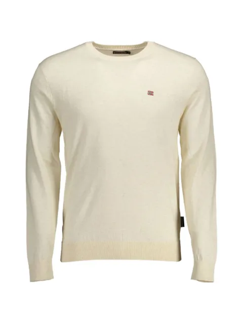 Napapijri crew neck logo-patch sweater