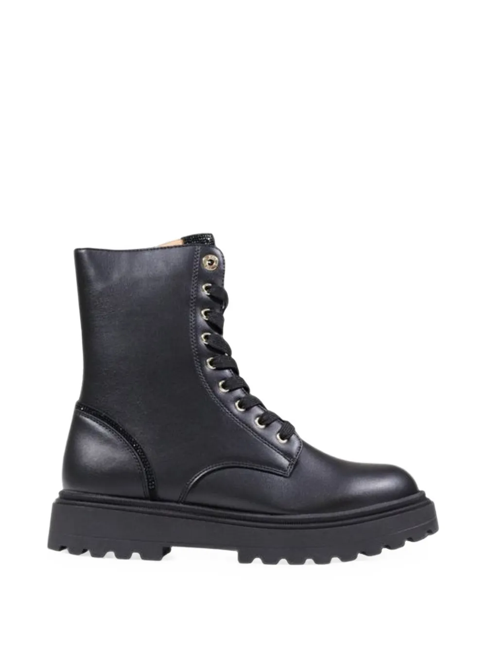 Alviero Martini 1° Classe Lace-up Side-zip Boots In Black