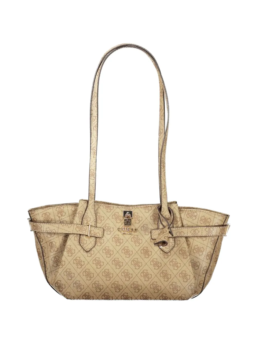 GUESS USA Yesba-logo shoulder bag - Toni neutri