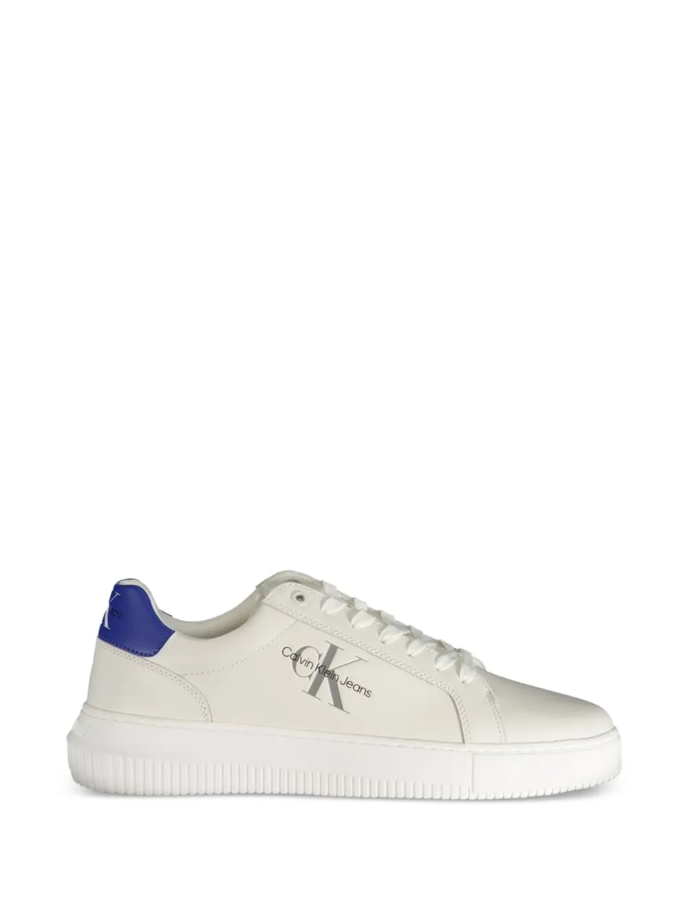 Calvin Klein logo-print platform sneakers - Toni neutri