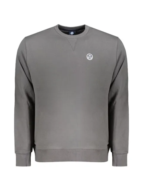 North Sails logo-embroidered crew-neck sweater
