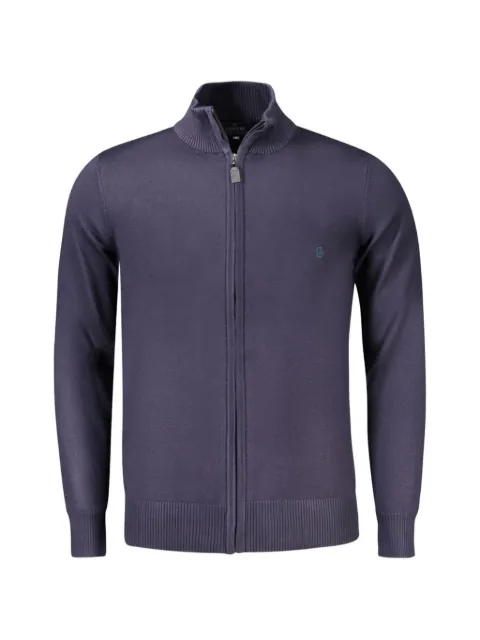 COVERI MOVING zip-up cotton sweatshirt