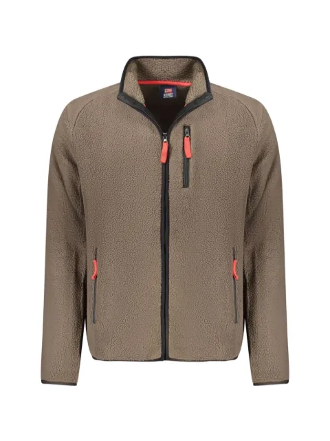 NORWAY 1963 fleece mock-neck zip sweatshirt