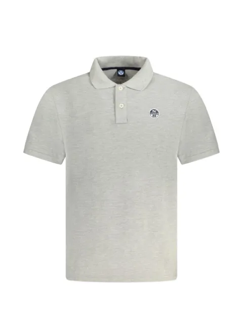 North Sails logo-patch short-sleeve polo shirt