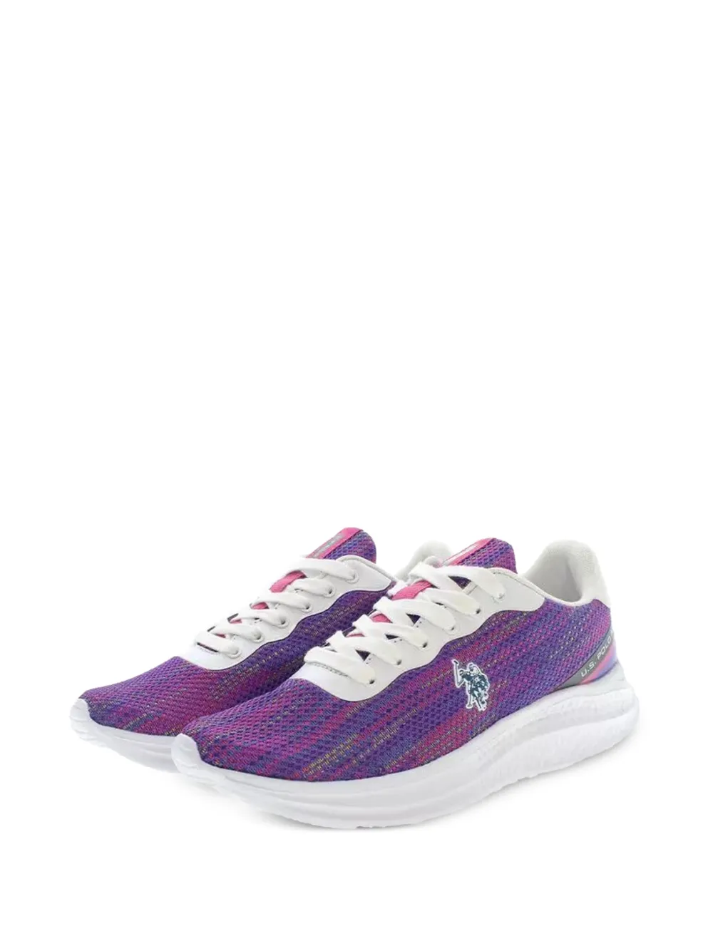 U.S. POLO ASSN. Sneakers met logodetail Paars